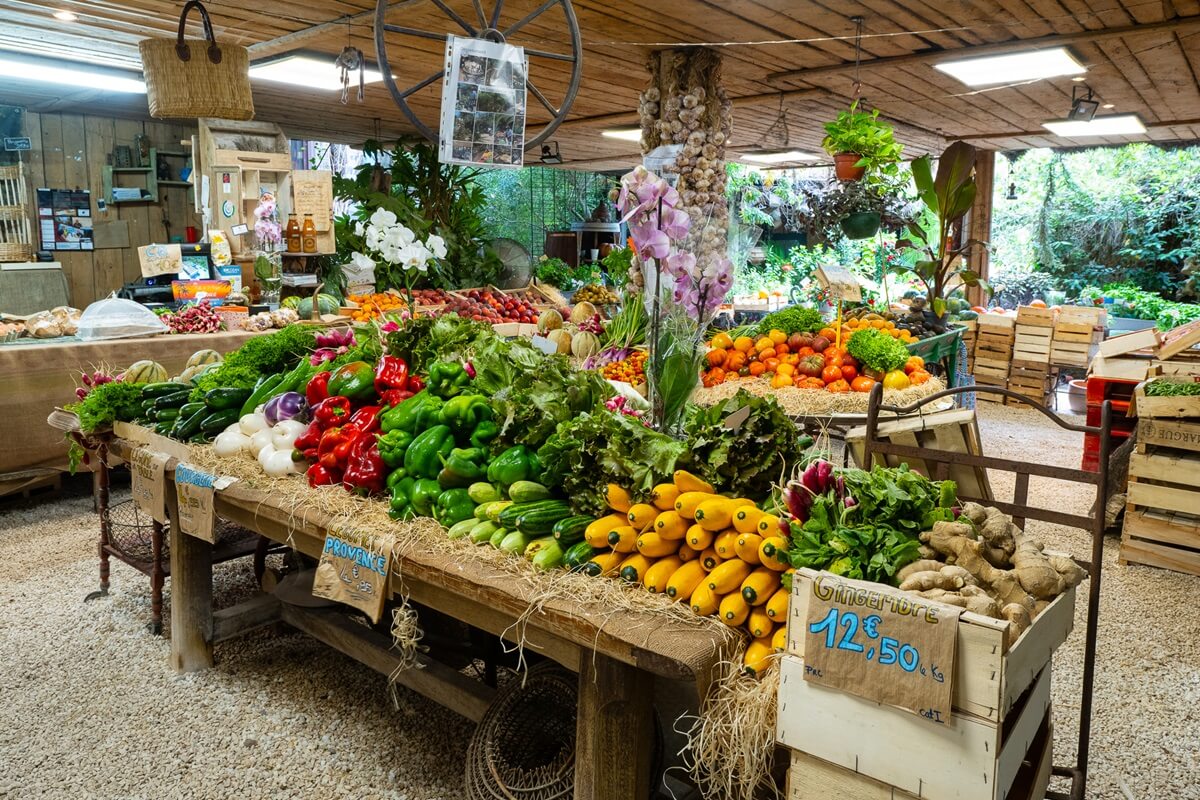 Epicerie Bio de la Pépinière Grangier à Gassin